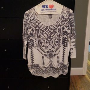 Aztec quarter sleeve